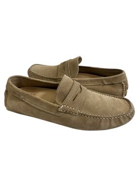 ECCO Men’s Moc Penny Loafers Tan Suede Mens 7-7.5 / EU 41